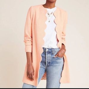 NWT Helene Berman x Anthropologie Pink Tweed Jacket